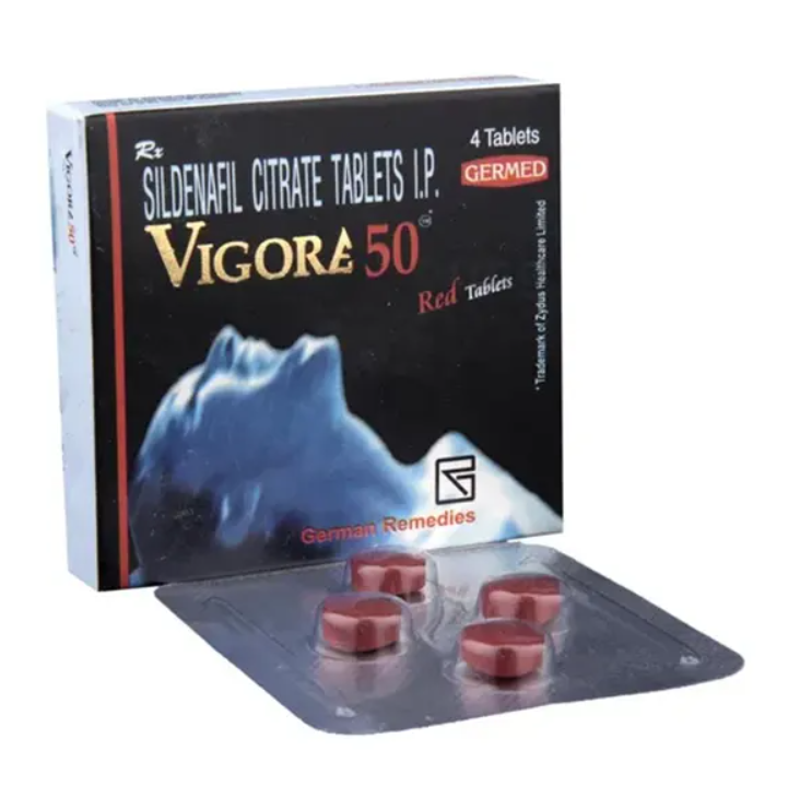 Vigora 50 Mg Red Tablets Price, Uses, Side Effects
