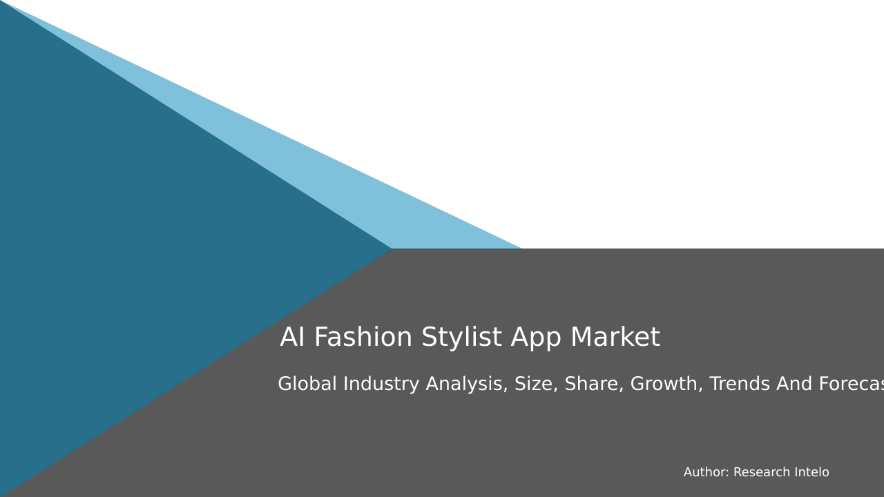 AI Fashion Stylist App Market Research Report 2033